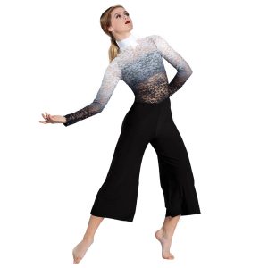 Elegant Lace Culotte Jumpsuit
